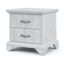 Тумба «Лорена» 2ящ, Бетон Паин белый | Интернет магазин мебели и декора LifeDekor