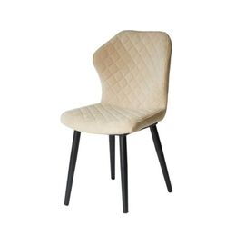 Стул «Вилла», Десерт 03, каркас черный | Интернет магазин мебели и декора LifeDekor