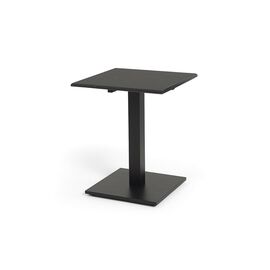 "Челси" стол из гранита квадратный 60х60см, цвет черный | Интернет магазин мебели и декора LifeDekor