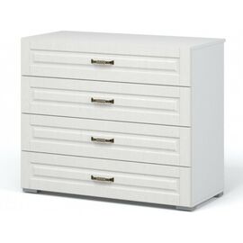 Комод «Лацио» 4ящ, Белый/Белое дерево | Интернет магазин мебели и декора LifeDekor