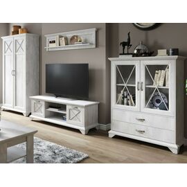 Гостиная «Лорена» со шкафом, Бетон Паин белый | Интернет магазин мебели и декора LifeDekor