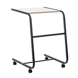 Подкатной стол СЛКС-6 (каркас черный/ясень шимо светлый) | Интернет магазин мебели и декора LifeDekor