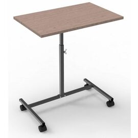 Подкатной стол СЛКС-7 (каркас черный/ясень шимо темный) | Интернет магазин мебели и декора LifeDekor