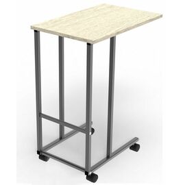 Подкатной стол СЛКС-3 (каркас черный/ясень шимо светлый) | Интернет магазин мебели и декора LifeDekor