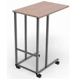 Подкатной стол СЛКС-3 (каркас черный/ясень шимо темный) | Интернет магазин мебели и декора LifeDekor