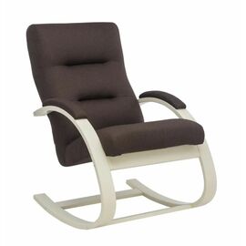 Кресло-качалка Милано  (Слоновая кость/ткань Малмо 28) | Интернет магазин мебели и декора LifeDekor