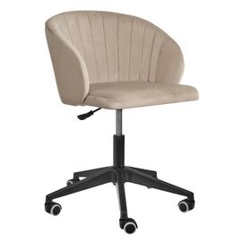 Стул Paola вращающийся на колесиках латте | Интернет магазин мебели и декора LifeDekor