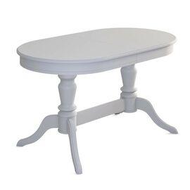 Стол обеденный овальный раздвижной Орфей-2 (Белый) | Интернет магазин мебели и декора LifeDekor