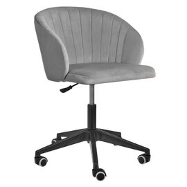 Стул Paola вращающийся на колесиках темно-серый | Интернет магазин мебели и декора LifeDekor