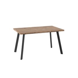Стол Борг-140 Дуб Веллингтон/черный | Интернет магазин мебели и декора LifeDekor