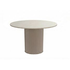 Стол DikLine AKR120 Керамика Krater Perla (бежевый матовый)/подстолье капучино/опоры капучино (2 уп.) | Интернет магазин мебели и декора LifeDekor
