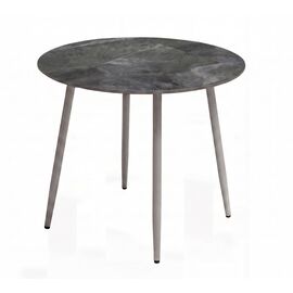 Стол DikLine RKM90 Керамика серый глянец (italian middle grey)/подстолье капучино/опоры капучино | Интернет магазин мебели и декора LifeDekor
