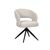 Стул вращающийся Квэй светло-серый шенилл, изображение 2 | Интернет магазин мебели и декора LifeDekor