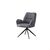 Стул DikLine DC1555 микровелюр AZTEC #15 серый/опоры черные, изображение 5 | Интернет магазин мебели и декора LifeDekor