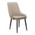 Стул DikLine 305М микровелюр Z128 бежевый/ ножки черные | Интернет магазин мебели и декора LifeDekor