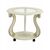 Стол журнальный Грация (С) на колесах слоновая кость/золото | Интернет магазин мебели и декора LifeDekor