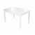 Стол Гамбург 2, Белый/Стекло белое | Интернет магазин мебели и декора LifeDekor