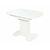 Стол Корсика, Белый матовый/Стекло белое | Интернет магазин мебели и декора LifeDekor
