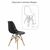Стул Eames чёрный, Цвет: Черный, изображение 8 | Интернет магазин мебели и декора LifeDekor