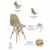 Стул Eames латте, Цвет: Латте, изображение 6 | Интернет магазин мебели и декора LifeDekor