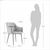 Стул Rome серый, Цвет: Серый, изображение 8 | Интернет магазин мебели и декора LifeDekor
