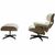 Кресло EAMES LOUNGE CHAIR и оттоманка EAMES LOUNGE CHAIR бежевые, Цвет: Бежевый, изображение 3 | Интернет магазин мебели и декора LifeDekor