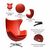 Кресло EGG STYLE CHAIR красный, Цвет: Красный, изображение 5 | Интернет магазин мебели и декора LifeDekor
