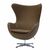 Кресло EGG STYLE CHAIR коричневый, изображение 3 | Интернет магазин мебели и декора LifeDekor