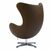 Кресло EGG STYLE CHAIR коричневый, изображение 5 | Интернет магазин мебели и декора LifeDekor