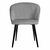 Стул Paola темно-серый, изображение 2 | Интернет магазин мебели и декора LifeDekor