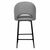 Стул полубарный Leo темно-серый, изображение 4 | Интернет магазин мебели и декора LifeDekor
