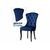 Стул деревянный Милано 1 синий / венге | Интернет магазин мебели и декора LifeDekor