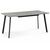 Стол деревянный Колон Лофт 120 25 мм бетон / черный матовый, изображение 2 | Интернет магазин мебели и декора LifeDekor