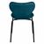 Стул Seven Style тёмно-бирюзовый велюр с чёрными ножками, изображение 4 | Интернет магазин мебели и декора LifeDekor