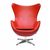 Кресло EGG STYLE CHAIR красный, Цвет: Красный, изображение 4 | Интернет магазин мебели и декора LifeDekor