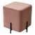 Пуф для гостиной ФЕЛИКС квадратный розовый #15, велюр / черный каркас М-City, изображение 3 | Интернет магазин мебели и декора LifeDekor