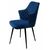 Стул HERMAN 360 град. СИНИЙ #29, велюр / черный каркас М-City, изображение 4 | Интернет магазин мебели и декора LifeDekor