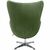 Кресло EGG STYLE CHAIR зеленый, искусственная замша, изображение 4 | Интернет магазин мебели и декора LifeDekor
