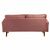 Диван Scott трехместный пыльно-розовый, Цвет: Пыльно-розовый, изображение 4 | Интернет магазин мебели и декора LifeDekor