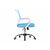 Компьютерное кресло Ergoplus blue / white, изображение 4 | Интернет магазин мебели и декора LifeDekor