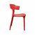 Стул Leo, первичный пластик красный, изображение 7 | Интернет магазин мебели и декора LifeDekor