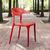 Стул Leo, первичный пластик красный | Интернет магазин мебели и декора LifeDekor