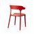 Стул Leo, первичный пластик красный, изображение 4 | Интернет магазин мебели и декора LifeDekor
