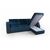 Portofino угловой диван-кровать замша синий, изображение 10 | Интернет магазин мебели и декора LifeDekor