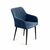 Стул с подлокотниками Robert, бархат синий 29, изображение 2 | Интернет магазин мебели и декора LifeDekor