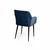 Стул с подлокотниками Robert, бархат синий 29, изображение 5 | Интернет магазин мебели и декора LifeDekor