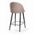 Стул полубарный Thomas, бархат пепельно-бежевый 25, изображение 6 | Интернет магазин мебели и декора LifeDekor