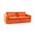 Island диван рогожка оранжевый, изображение 3 | Интернет магазин мебели и декора LifeDekor