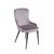 Стул Leonardo, бархат светло-серый 26 | Интернет магазин мебели и декора LifeDekor
