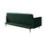 Este диван-кровать трехместный, прямой, с подлокотниками, бархат зеленый 19, изображение 8 | Интернет магазин мебели и декора LifeDekor